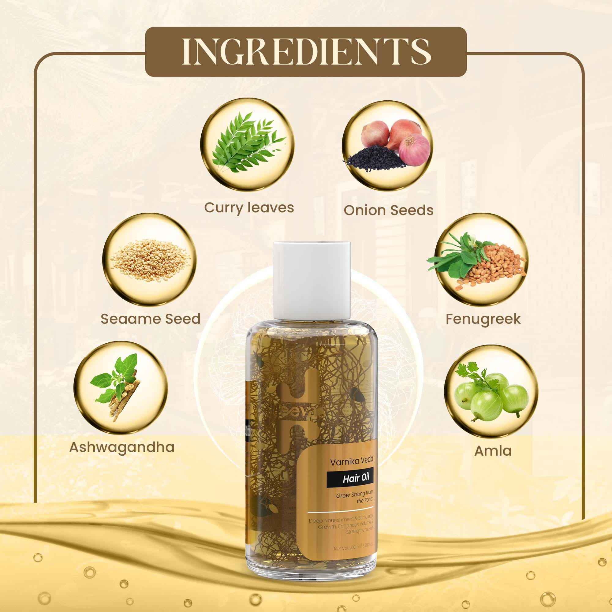 VARNIKA VEDA HAIR OIL — view 2